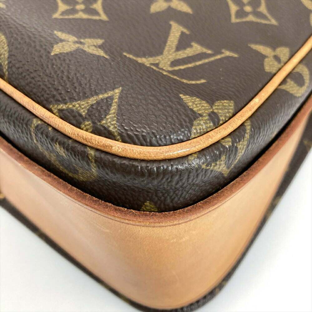 LOUIS VUITTON Brown Monogram Canvas Shoulder Bag - Picture 9 of 16